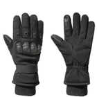 Полнопалые перчатки с флисом Eagle Tactical Black М (AW010719) - изображение 1