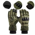 Повнопалі рукавички із флісом Eagle Tactical Green XL (AW010720) - зображення 2