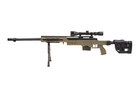 Снайперська гвинтівка MB4411D - з оптикою і сошками - Olive [WELL] (для страйкболу) - зображення 1