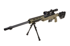 Снайперська гвинтівка MB4411D - з оптикою і сошками - Olive [WELL] (для страйкболу) - зображення 2