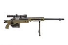 Снайперська гвинтівка MB4411D - з оптикою і сошками - Olive [WELL] (для страйкболу) - зображення 5