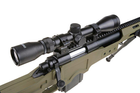 Винтовка снайперская MB4411D - с оптикой и сошками - Olive [WELL] (для страйкбола) - изображение 10