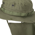 Helikon - Панама з додатковим знімним капюшоном (розмір L) - Olive Green - KA-BON-PR-02 (для страйкболу) - зображення 3