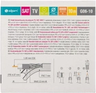 Kabel koncentryczny DPM RG6 1 mm CCA 10 m (5903876658304) - obraz 5