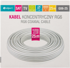 Kabel koncentryczny DPM RG6 1 mm CCA 25 m (5903876658335) - obraz 4