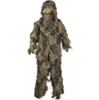 Маскировочный костюм Mil-Tec Anti Fire из 4 предметов Woodland брюки, толстовка, шляпа и лента 11961820