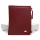Женский кожаный кошелек dr.Bond Classic WN-23-10 бордовый