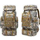 Военный Тактический Водонепроницаемый Штурмовой Рюкзак Большой Емкости U.S. Army M13P 70 л (Пиксель) - изображение 6