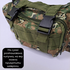 Міцна тактична сумка через плече чоловіча жіноча сумка військова через плече Камуфляж TACTICAL PRO (ZK-12) - зображення 2