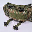 Міцна тактична сумка через плече чоловіча жіноча сумка військова через плече Камуфляж TACTICAL PRO (ZK-12) - зображення 5