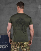 Тактична потоотводящая футболка Odin game олива XL - зображення 6