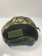 Защитный кавер чехол для шлема FAST в универсальном размере L-XL. Цвет: мультикам - изображение 3
