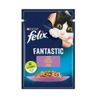 Влажный корм для кошек Felix Fantastic с ягненком в желе 85 г