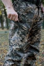 Тактичні штани SMILO cargo Softshell PIXEL, XL - изображение 6