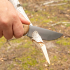 Компактный охотничий Нож из Углеродной Стали HK4 D2SH BPS Knives - Нож для рыбалки, охоты, походов - изображение 3