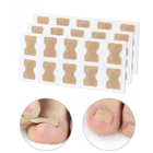 Наклейки тейпы от Врастания Ногтя при деформации ногтевой пластины набор пластырей 50 шт (NST) - изображение 2