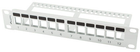 Panel krosowy pusty Lanberg 10" 1U 12xRJ45  do szafy/racka serwerowego (PPKS-9112-S)