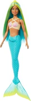 Кукла Барби Дримтопия Русалочка с бирюзово-желтыми волосами Barbie Mermaid Fantasy Turquoise and Yellow Hair (HRR03)