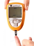 Тест-полоски для визначення рівня глюкози у крові Wellion LUNA 50шт - зображення 2