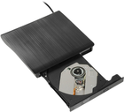 Оптичний привід iBOX DVD IED02 USB 3.0 Black (5903968680237) - зображення 3