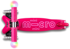 Hulajnoga Micro Mini2Grow Deluxe Magic LED Różowa (7630053551605) - obraz 4