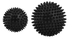 Набір масажних мячиків InShape для фітнесу 2 шт Чорні (5709386175733) - зображення 1