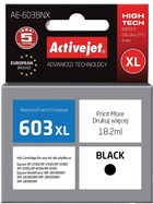Картридж Activejet для Epson 603XL T03A14 Supreme 18.2 мл Black (AE-603BNX) - зображення 1