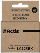 Картридж Actis для Brother LC123BK/LC121BK Standard 15 мл Black (KB-123Bk) - зображення 1