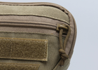 Напашник / сумка тактична на ліпучці та під ремінь Койот - зображення 5