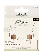 Nakładki na piersi Parsa Silicone Nipple Covers One Size Ciemno beżowe (4001065865258) - obraz 1