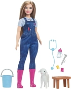 Lalka Mattel Barbie Weterynarka na farmie HRG42 (0194735175956) - obraz 1