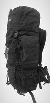 Тактичний каркасний похідний рюкзак Over Earth модель 625 80 літрів Чорний - зображення 7