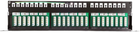 Panel krosowy Netrack 19" 0.5U Cat.5e 24xRJ45 do szafy/racka serwerowego (5908268777533) - obraz 5