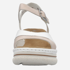 Sandały damskie na koturnie RIEKER 67702-80 36 23.7 cm Białe (4061811420605) - obraz 10