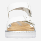 Sandały damskie skórzane RIEKER V4252-80 36 23.7 cm Białe (4061811316250) - obraz 10