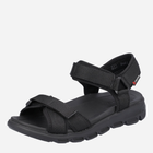 Жіночі сандалі для трекінгу RIEKER Evolution V8401-00 41 26.7 см Чорні (4060596296443) - зображення 5