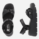 Жіночі сандалі RIEKER Evolution W1552-00 41 26.7 см Чорні (4061811423323) - зображення 7
