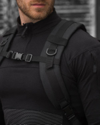 Рюкзак тактичний BEZET Soldier чорний - onesize - зображення 8