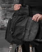 Рюкзак тактичний BEZET Soldier чорний - onesize - зображення 13