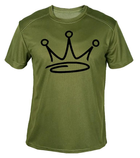Футболка потоотводящая военная ВСУ с принтом "Корона" в оливе XL - изображение 1