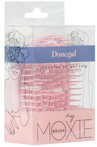 Szczotka Donegal My Moxie Brush wentylowana do włosów owalna Różowa (5907549212862) - obraz 1