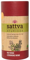 Farba do włosów Sattva Natural Herbal Dye for Hair naturalna ziołowa Red Wine 150 g (5903794185999) - obraz 1