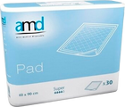 Pieluchy jednorazowe Amd Super Pad Bed Protector 60 x 60 30 szt (3401046586539) - obraz 1