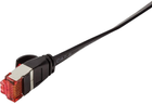 Patchcord LogiLink SlimLine Cat 6 STP 10 m Black (CF2093S) - obraz 1