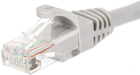 Патч-корд Netrack Cat 5e UTP 1 м Grey (BZPAT1U5E)