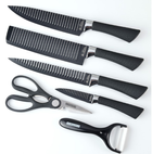 Набор ножей-ножницы из нержавеющей стали Everrich H-004 профессиональные для поваров 5 ножей нескользящие ручки - изображение 3