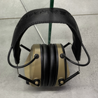 Навушники тактичні Earmor M30, активні, NRR 24, колір – Койот, активні навушники військові - зображення 4