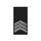 Погон Поліція Сержант чорний - зображення 1