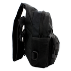 Рюкзак тактический на одно плечо AOKALI Outdoor A14 20L Black - изображение 2
