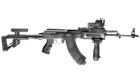AK47G Цівка тактична FAB для AK 47/74, 4 планки, зелена - зображення 2